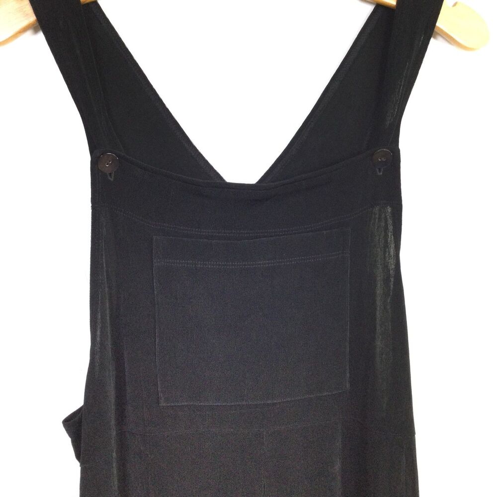 Chico's Travelers Womens Overall  Sleeveless Wide Leg Black Size 2 - Picture 2 of 9